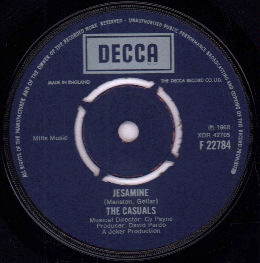Casuals (60'S Group) - Jesamine - 7 Inch