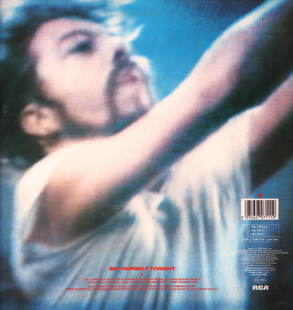 Eurythmics - Be Yourself Tonight - Lp