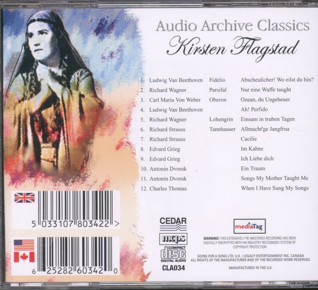 Kirsten Flagstad - Audio Archive Classics - Cd
