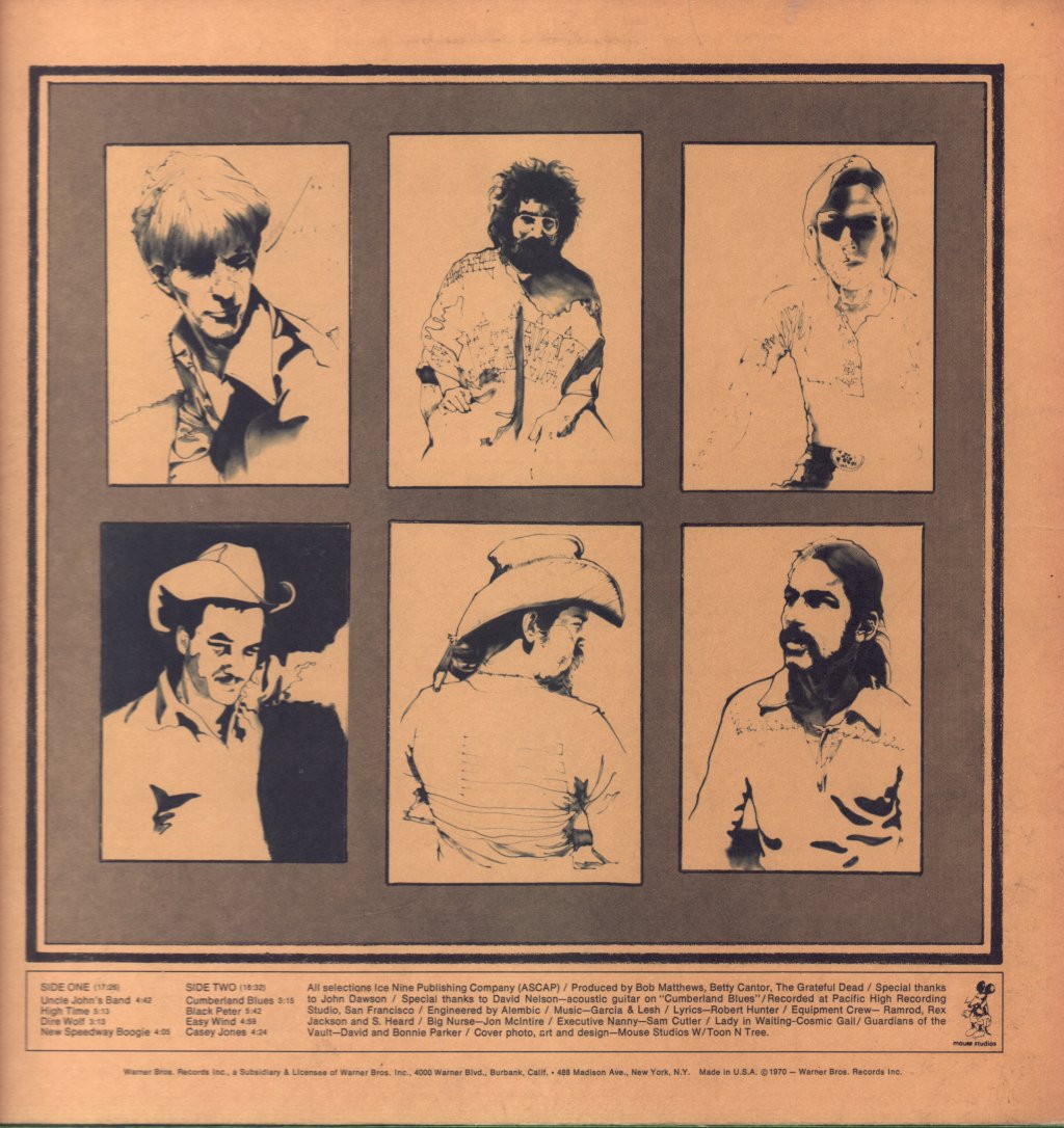 Grateful Dead - Workingman's Dead - Lp
