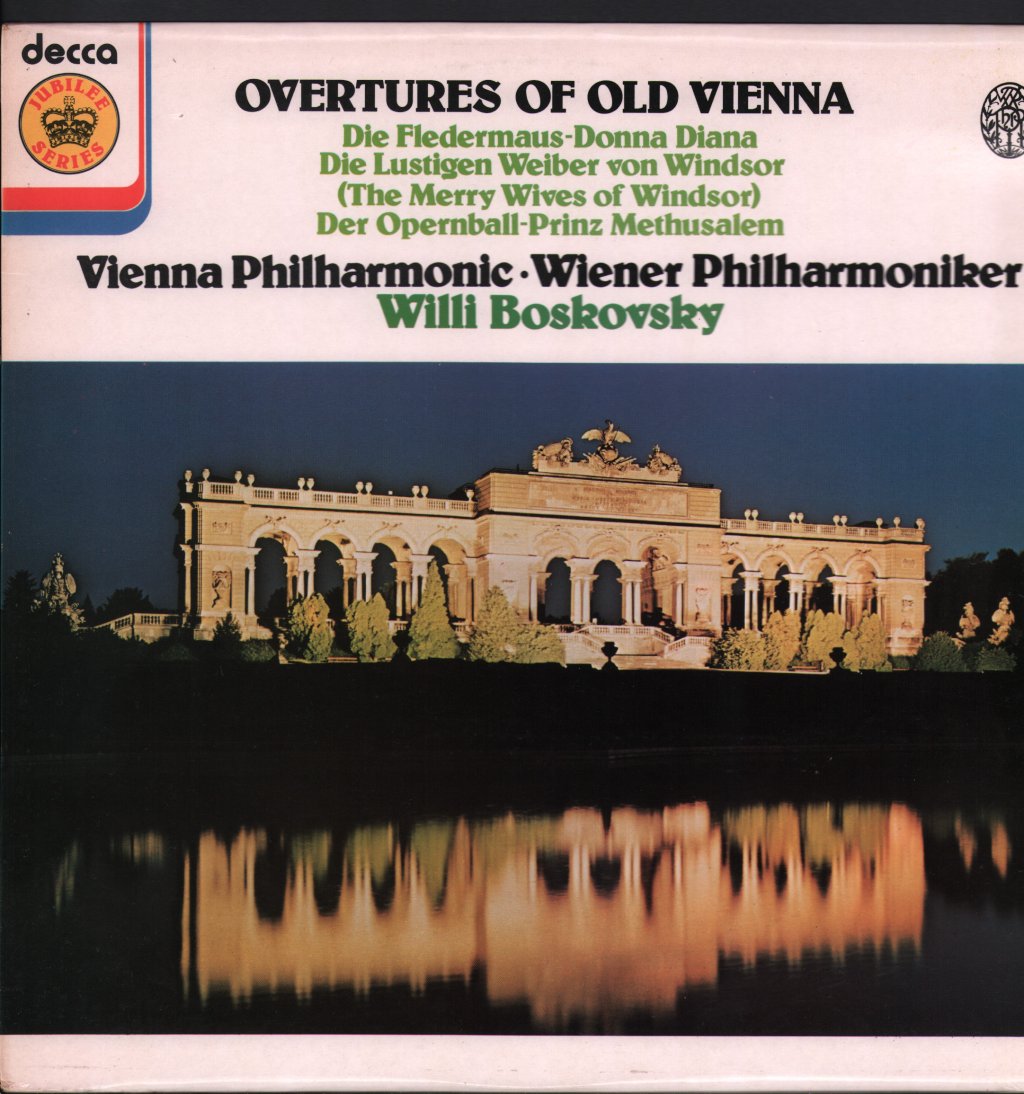 Willi Boskovsky / Vienna Philharmonic Orchestra - Overtures Of Old Vienna - Lp