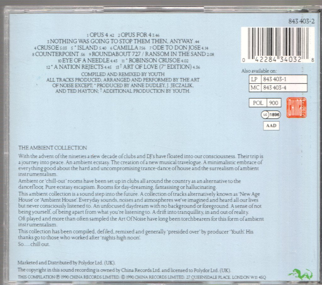 Art Of Noise - Ambient Collection - Cd