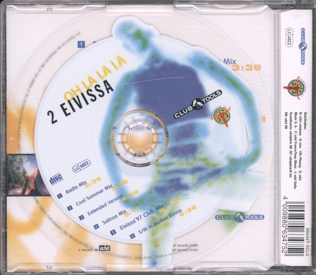 2 Eivissa - Oh La La La - Cd