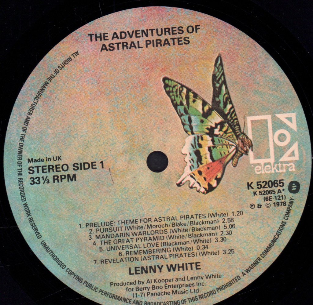 Lenny White - Adventures Of Astral Pirates - Lp