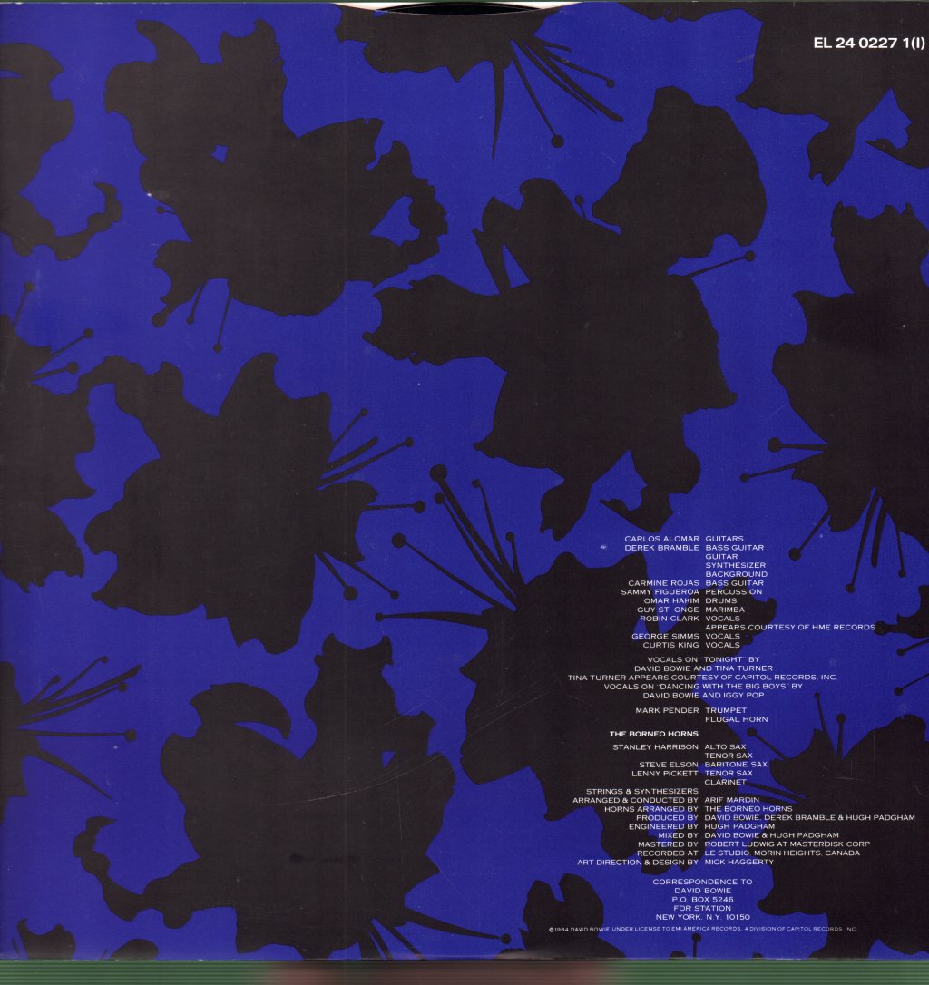 David Bowie - Tonight - Lp