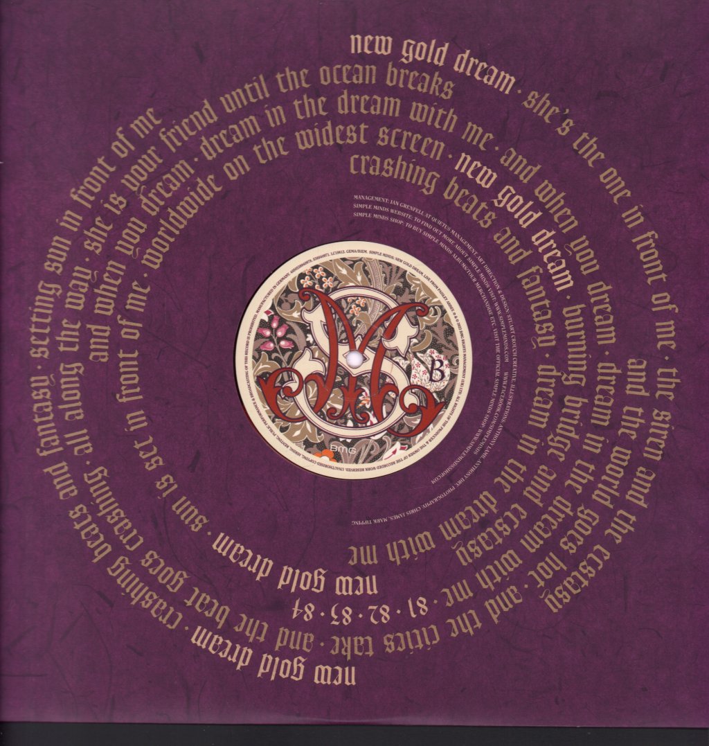 Simple Minds - New Gold Dream Live From Paisley Abbey - Lp