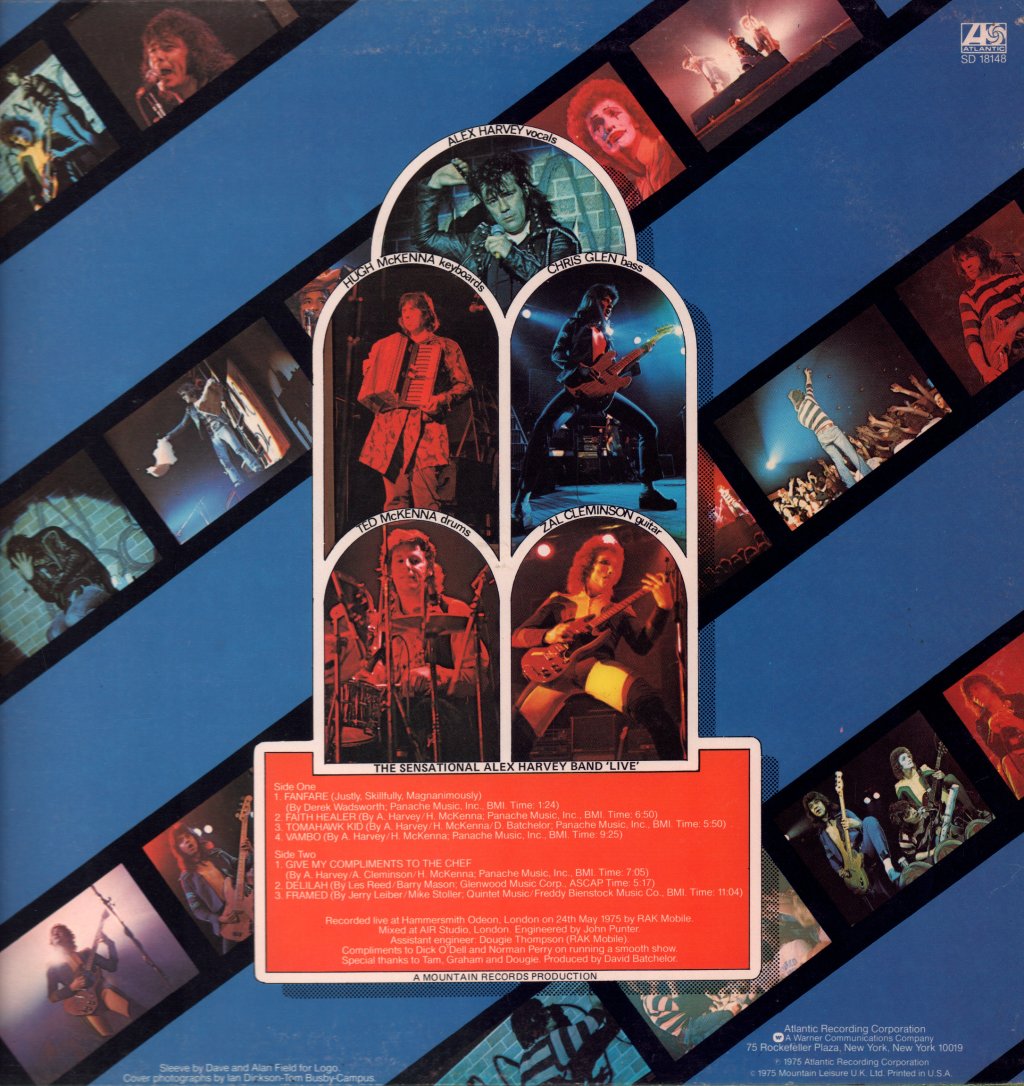 Sensational Alex Harvey Band - Live - Lp