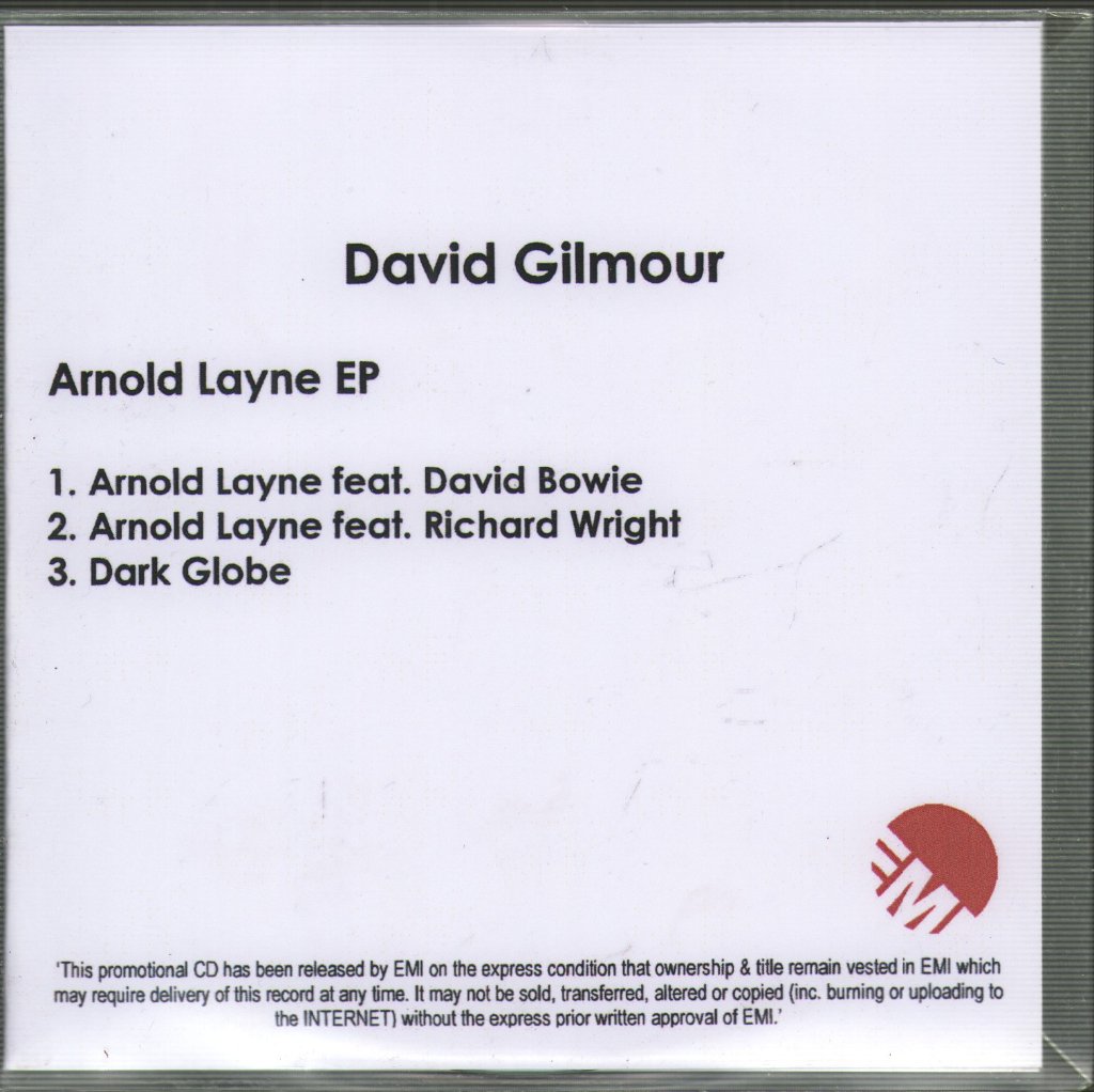 David Gilmour - Arnold Layne EP - Cdr