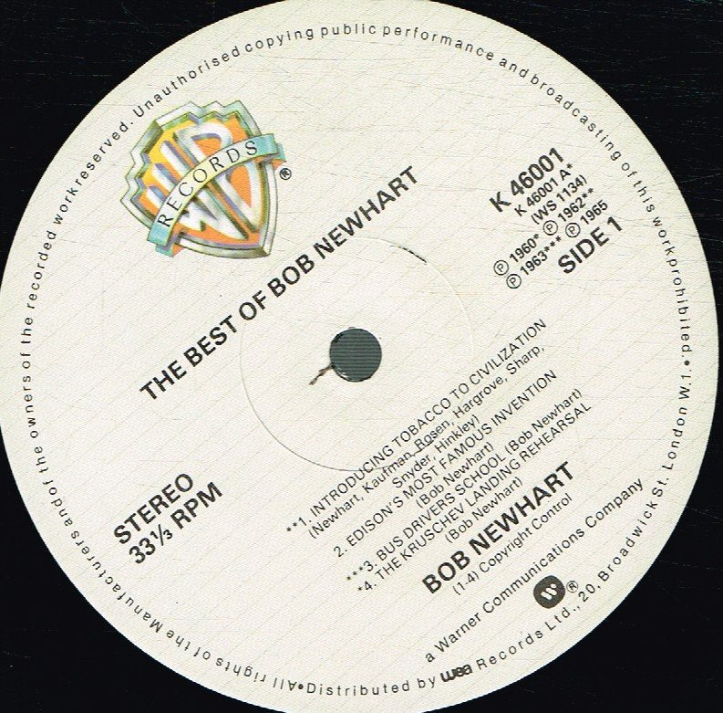 Bob Newhart - Best Of - Lp