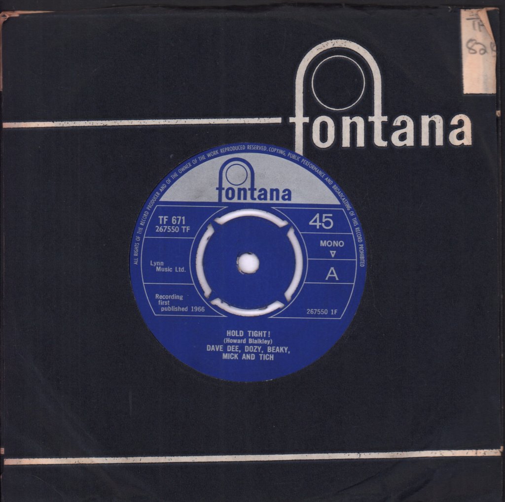 Dave Dee Dozy Beaky Mick And Tich - Hold Tight! - 7 Inch