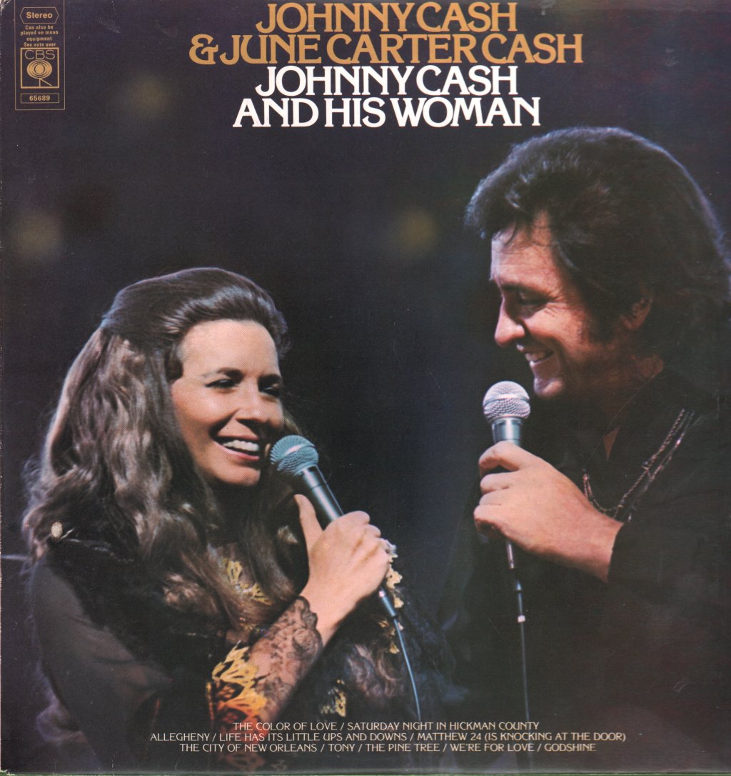 Johnny Cash And June Carter Cash - Johnny Cash And His Woman - Lp