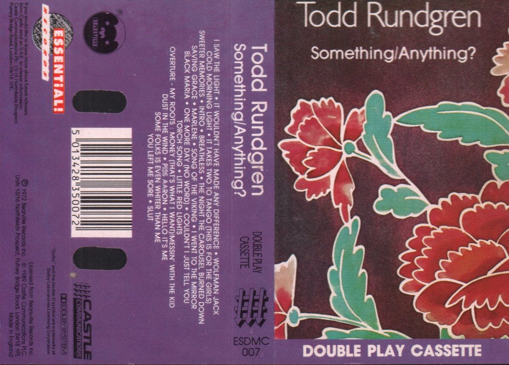 Todd Rundgren - Something / Anything? - Cassette