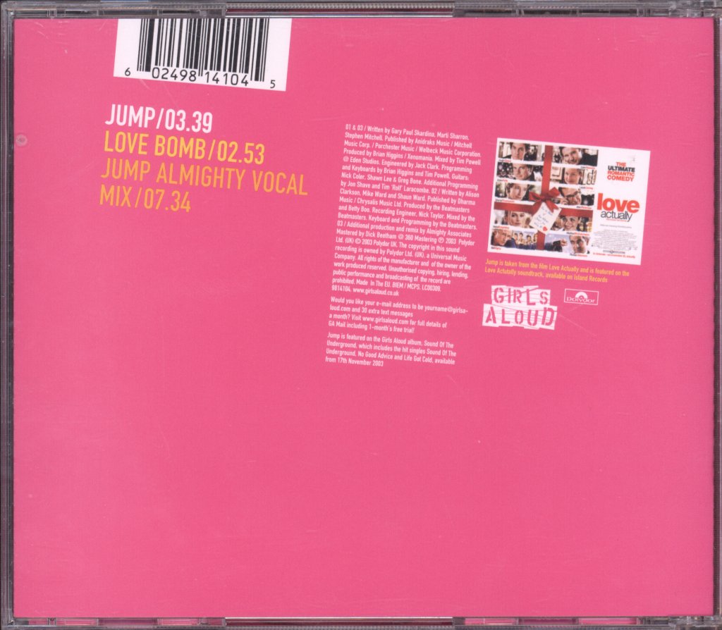 Girls Aloud - Jump - Cd