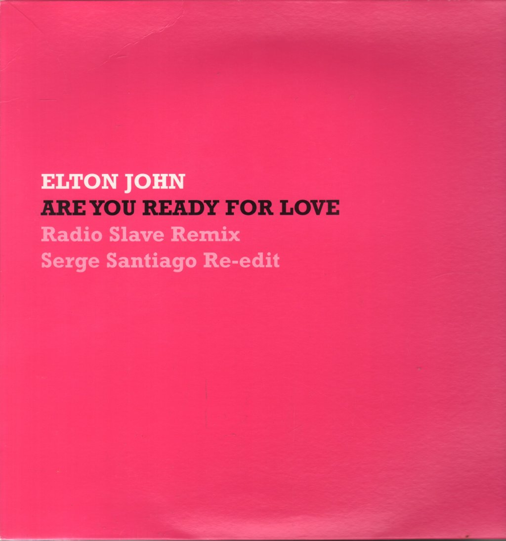 Elton John - Are You Ready For Love - 12 Inch