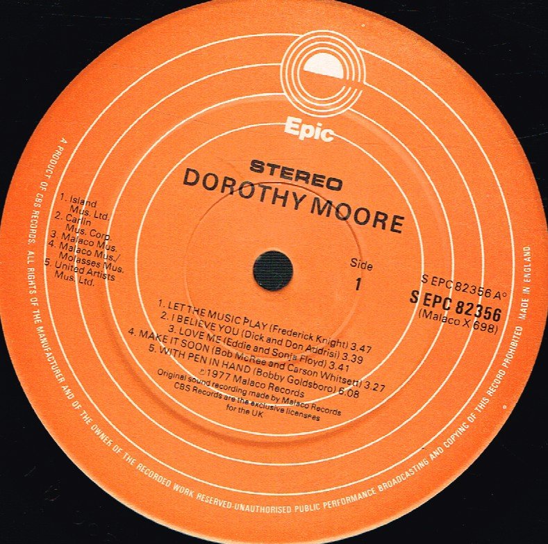 Dorothy Moore - Dorothy Moore - Lp