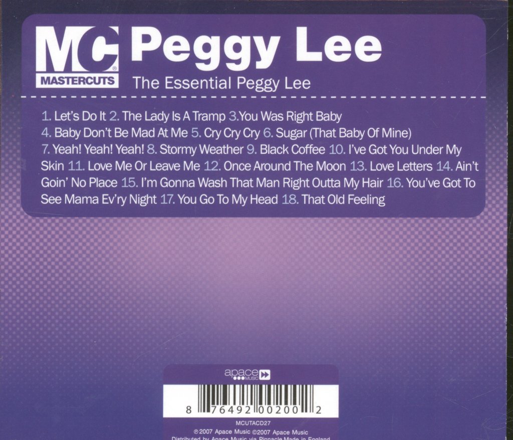 Peggy Lee - Essential Peggy Lee - Cd