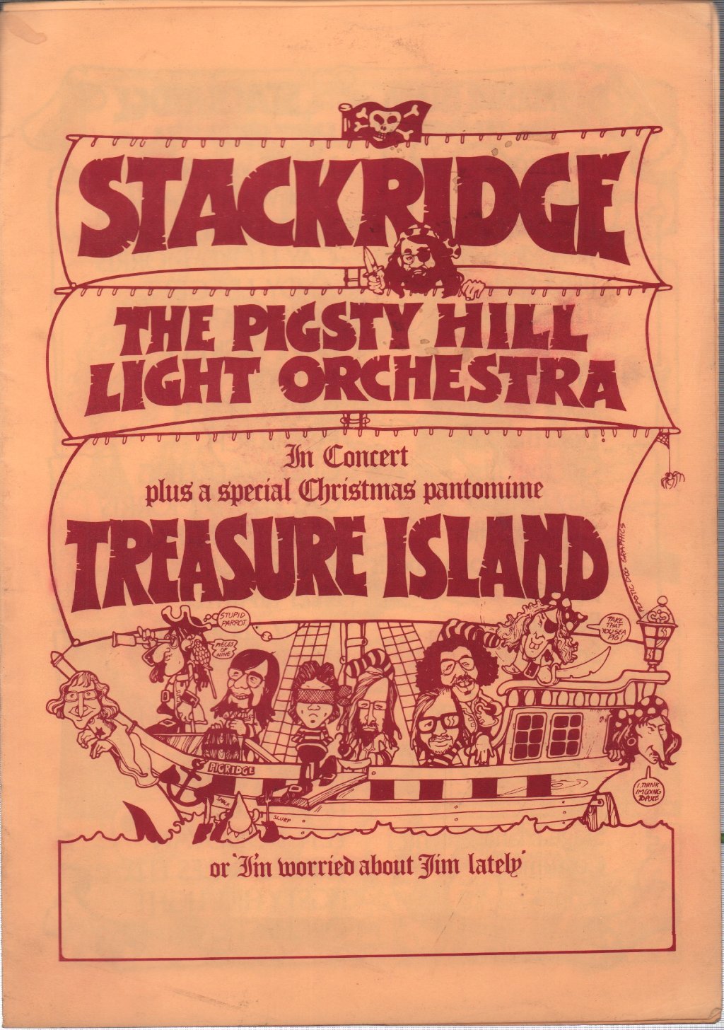 Stackridge - Treasure Island - Concert Programme
