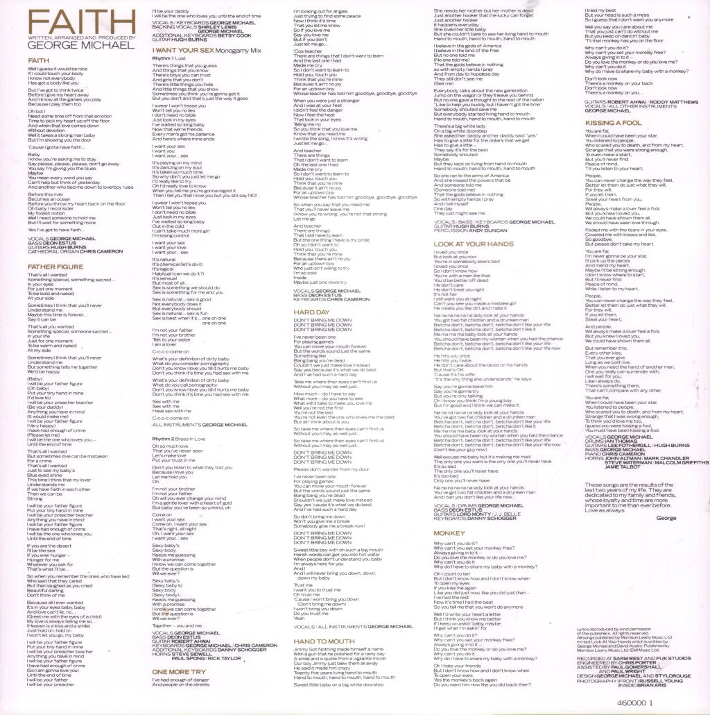 George Michael - Faith - Lp