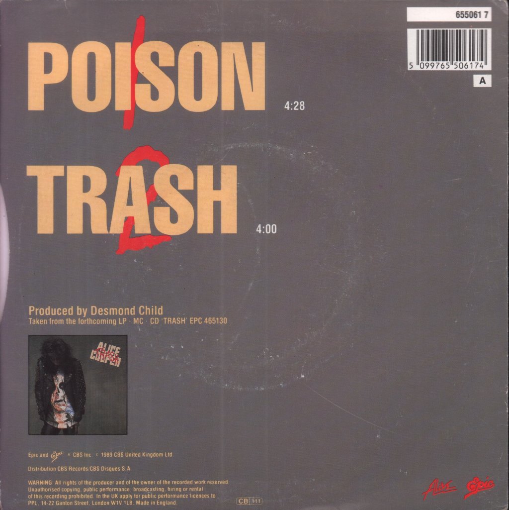 Alice Cooper - Poison - 7 Inch
