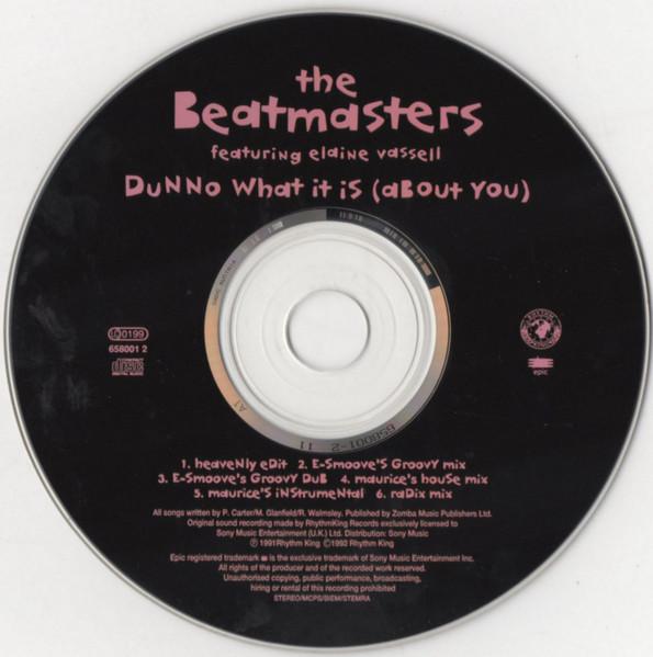 Beatmasters - Dunno What It Is (About You) - Cd