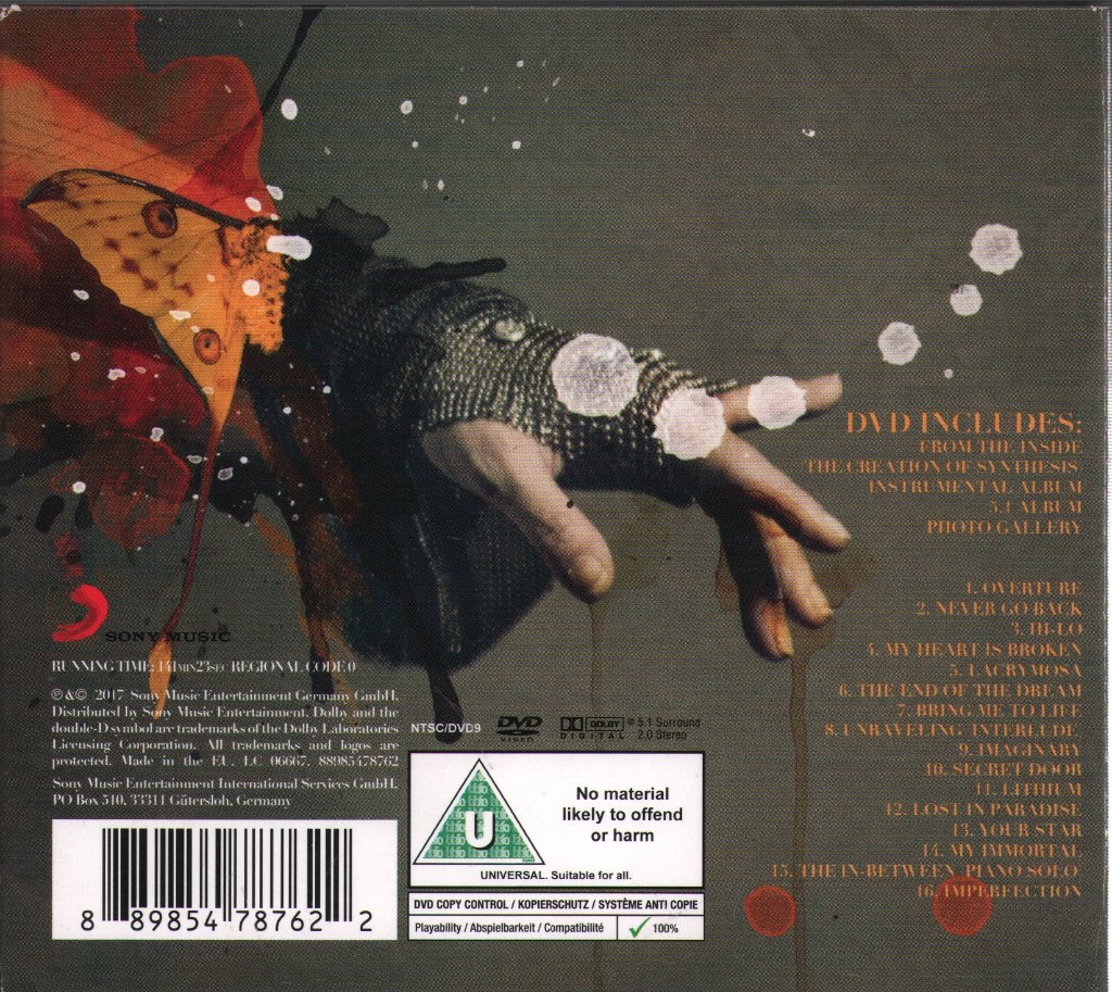 Evanescence - Synthesis - Cd/Dvd