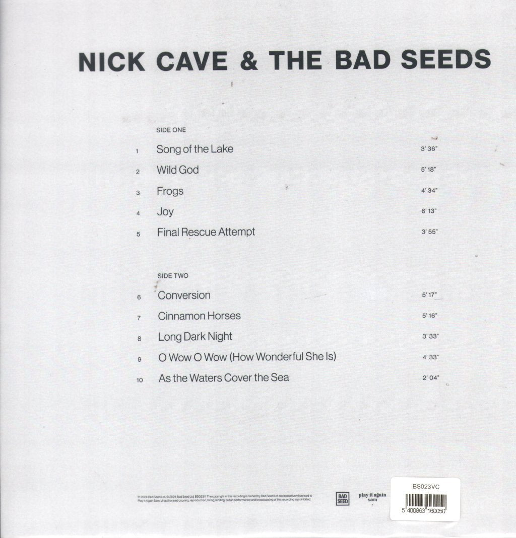 Nick Cave And The Bad Seeds - Wild God - Lp