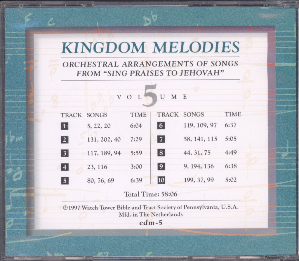 Unknown Artist - Kingdom Melodies Volume 5 - Cd