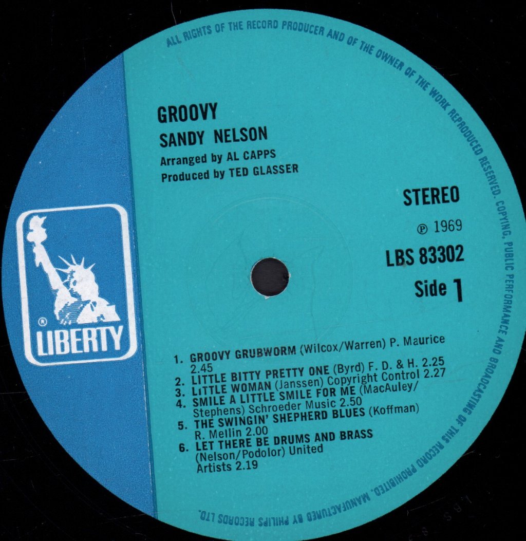 Sandy Nelson - Groovy - Lp