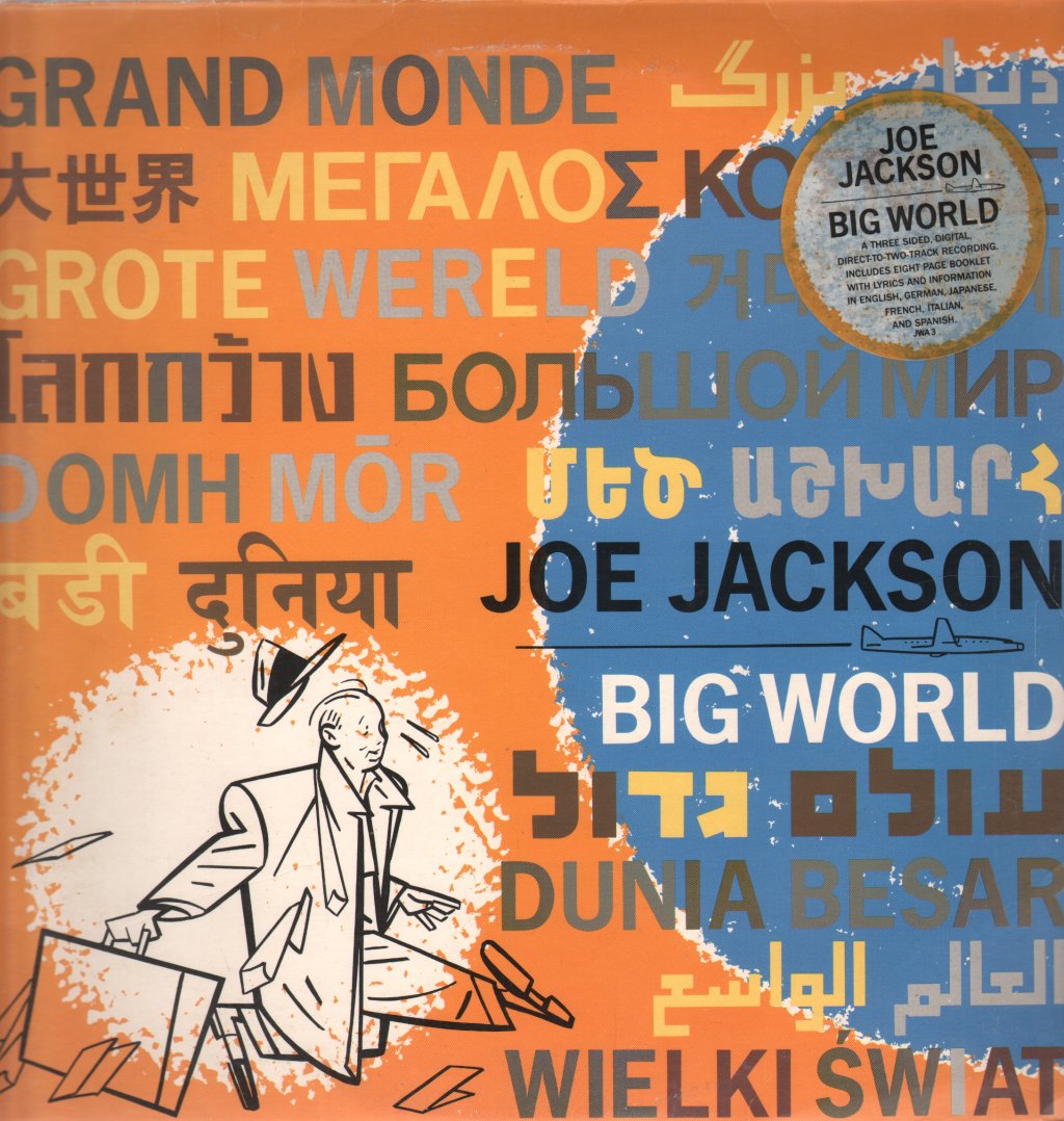 Joe Jackson - Big World - Double Lp