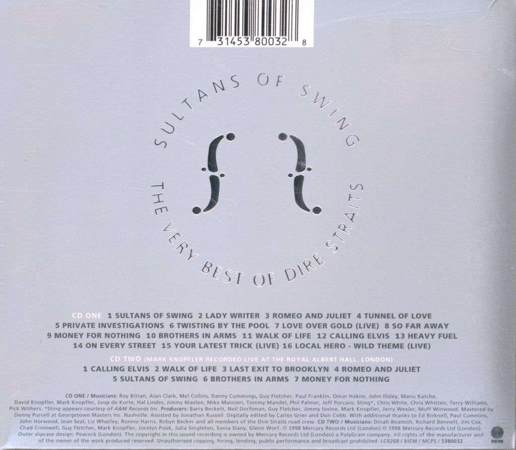 Dire Straits - Sultans Of Swing (The Very Best Of Dire Straits) - Double Cd