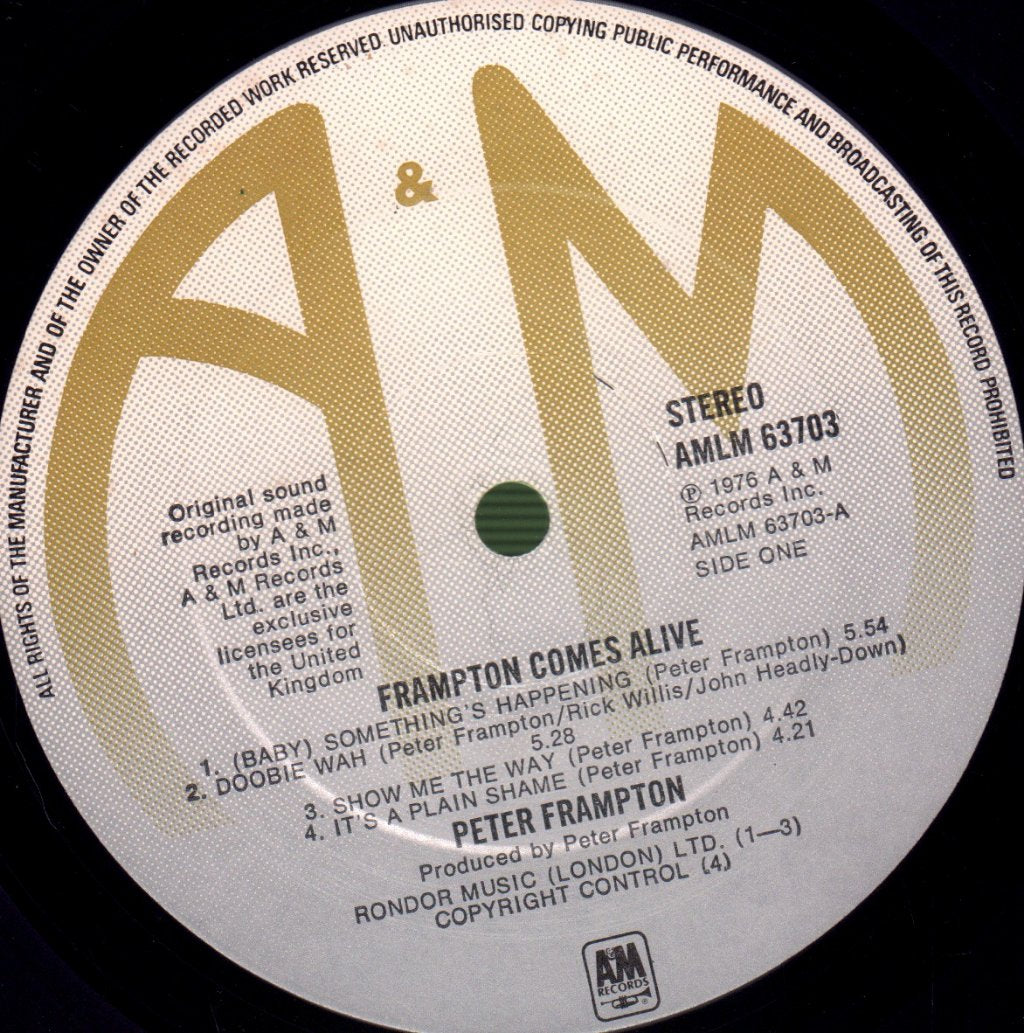 Peter Frampton - Frampton Comes Alive - Double Lp