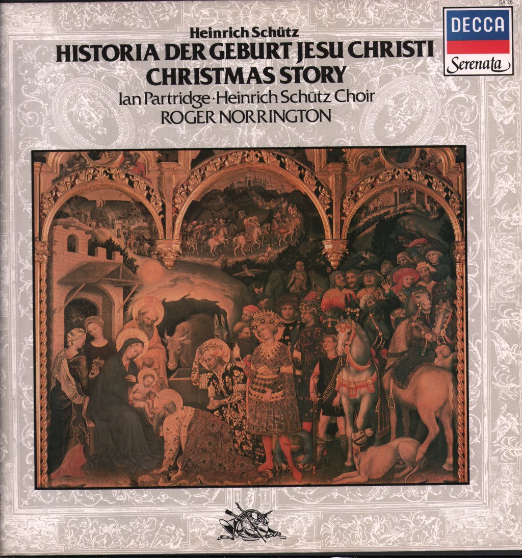 Ian Partridge / Heinrich Schutz Choir / Roger Norrington - Heinrich Schutz - Historia Der Geburt Jesu Christi / Christmas Story - Lp