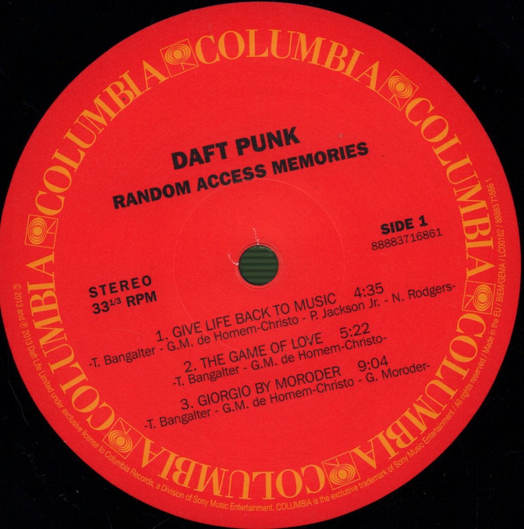 Daft Punk - Random Access Memories - Double Lp
