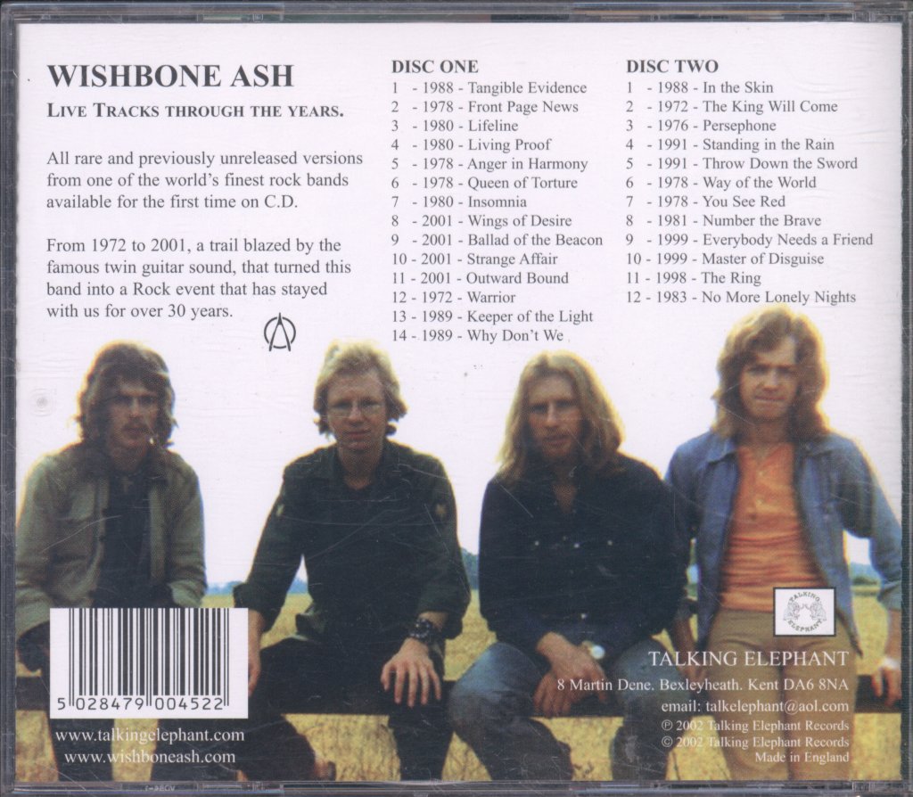 Wishbone Ash - Tracks - Double Cd