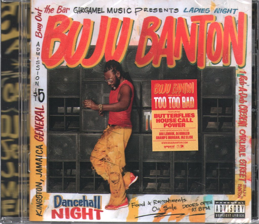 Buju Banton - Too Too Bad - Cd