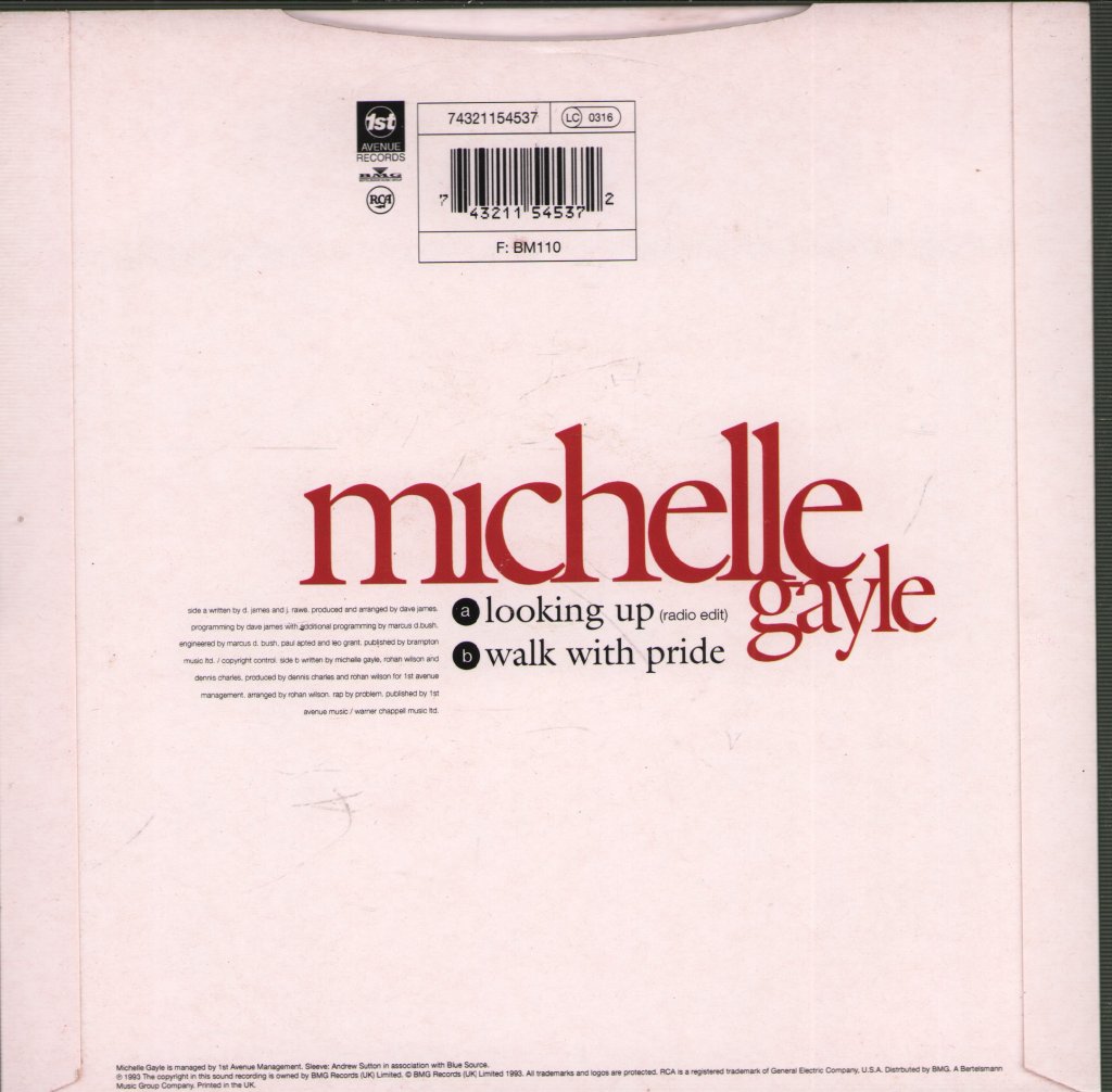 Michelle Gayle - Looking Up - 7 Inch