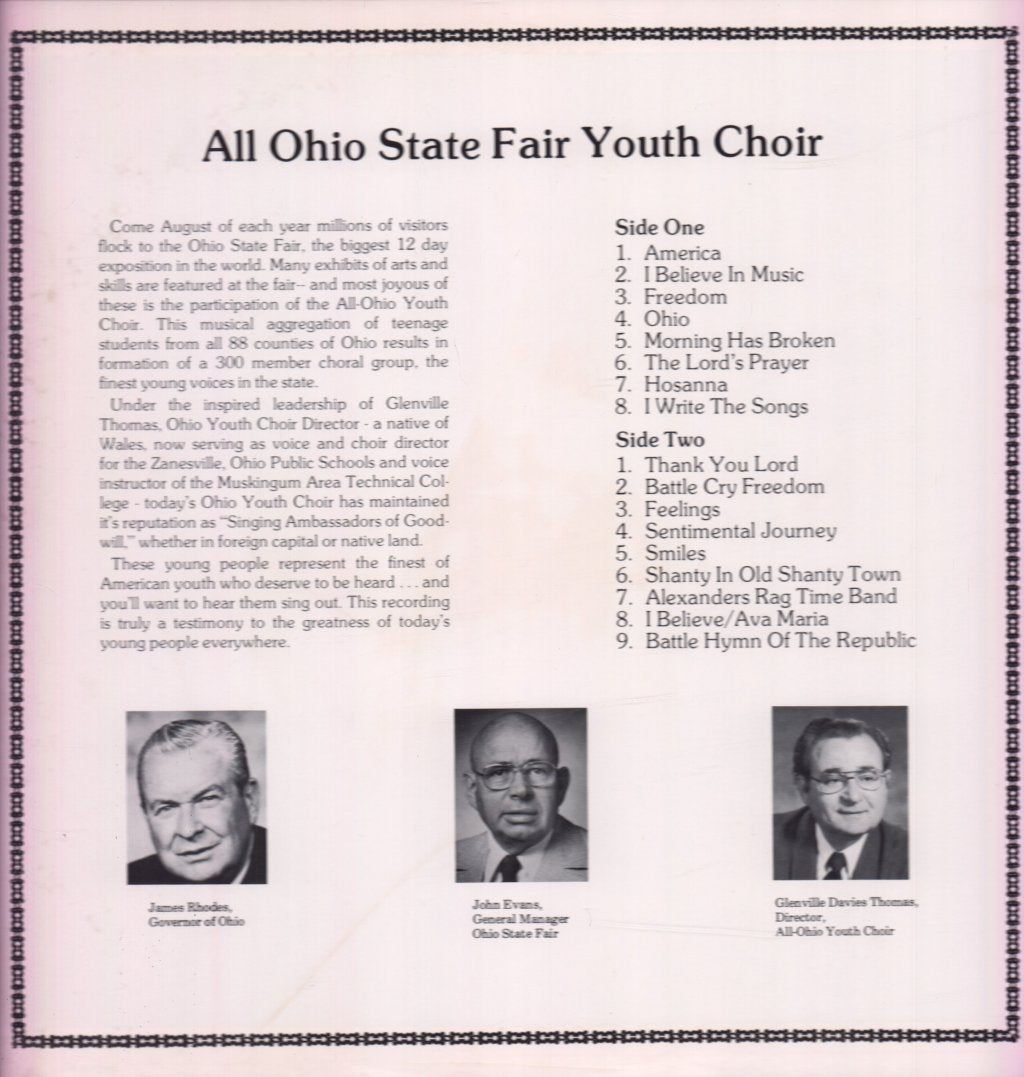 All Ohio State Fair Youth Choir - All Ohio State Fair Youth Choir - Lp