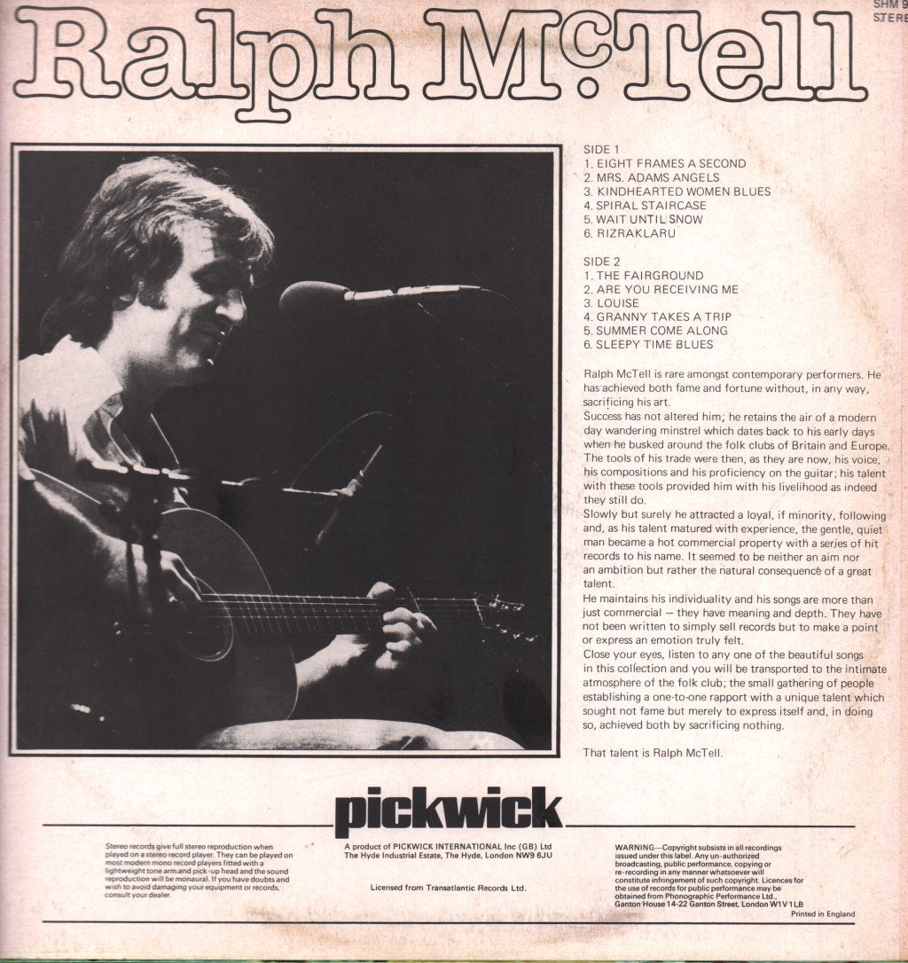 Ralph McTell - Ralph Mc Tell - Lp