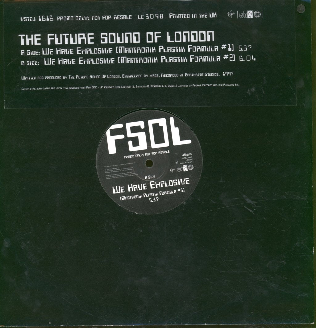 Future Sound Of London - We Have Explosive - 12 Inch