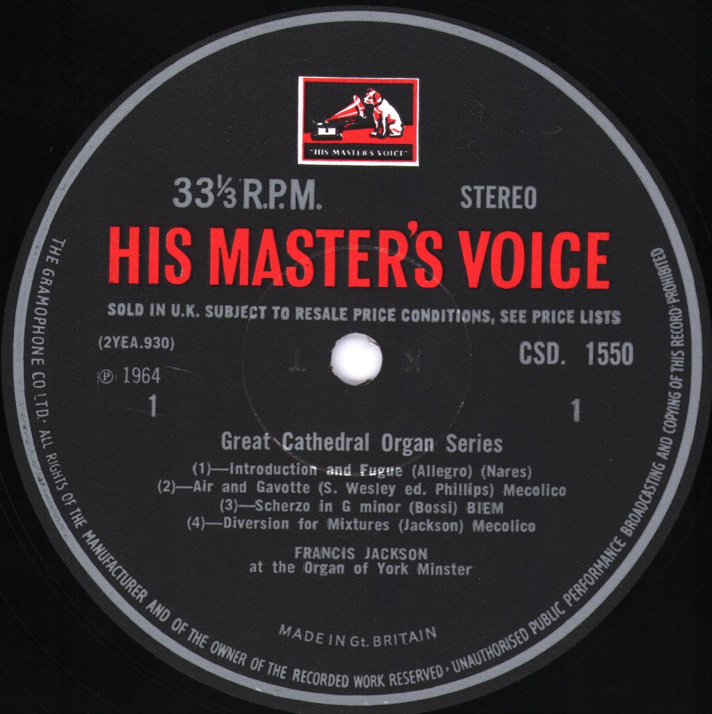Francis Jackson - York Minster - Lp