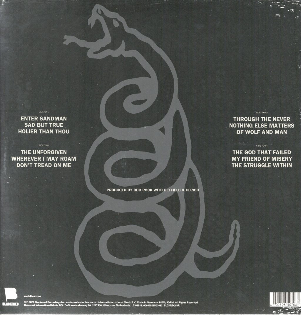 Metallica - Metallica - Double Lp