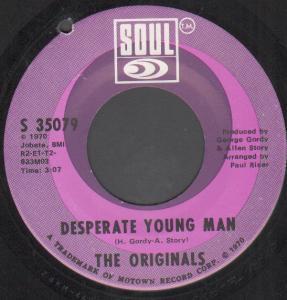 Originals - Desperate Young Man - 7 Inch