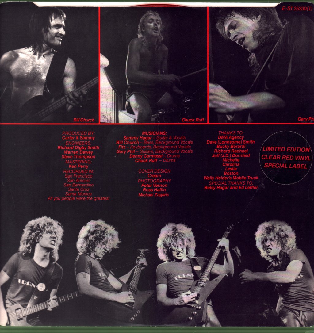 Sammy Hagar - Loud And Clear - Lp