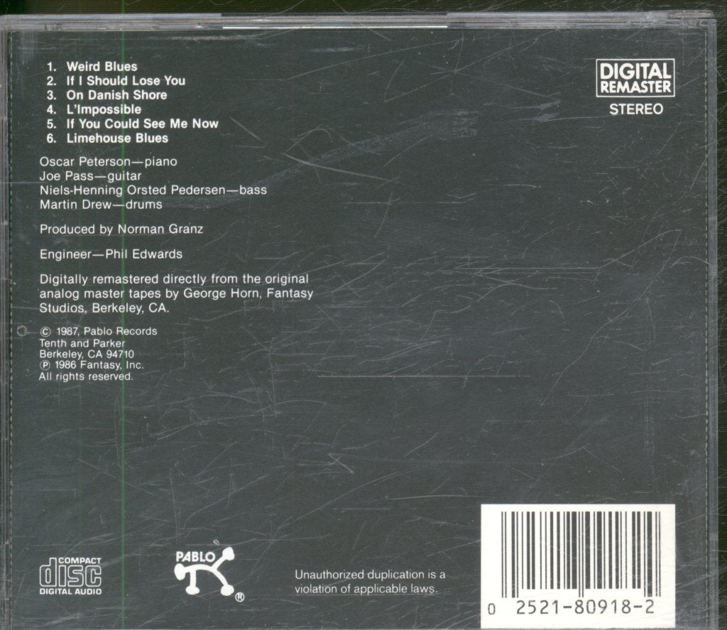 Oscar Peterson Four - If You Could See Me Now - Cd