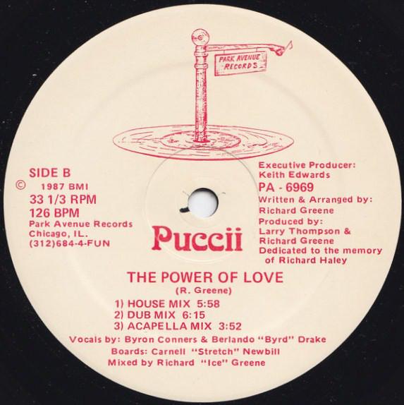 Puccii - Power Of Love - 12 Inch