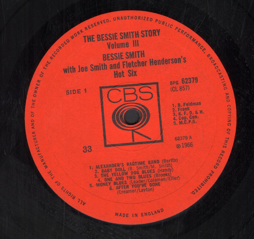 Bessie Smith - Bessie Smith Story - Vol.3 - Lp