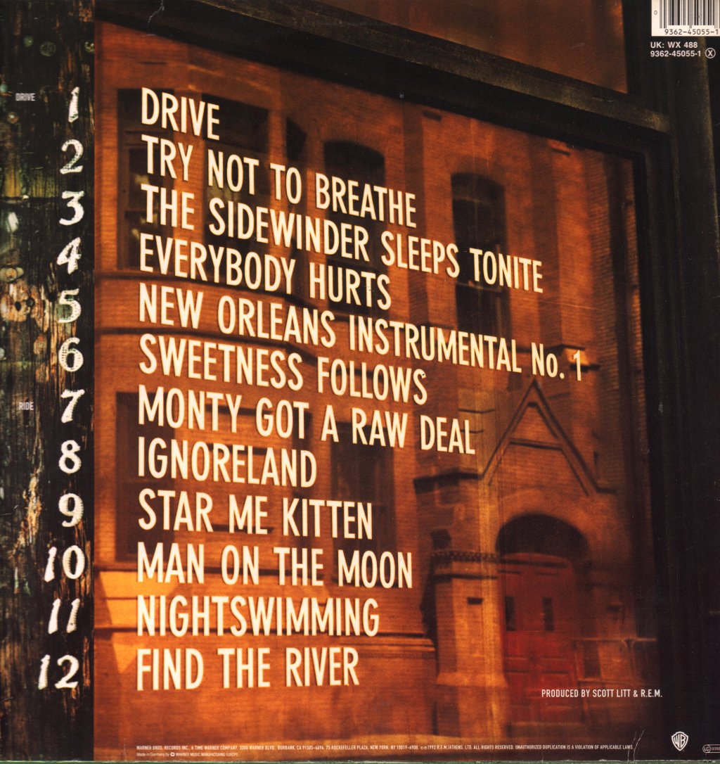 REM - Automatic For The People - Lp
