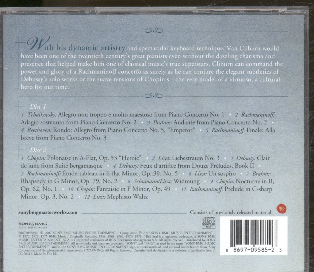 Van Cliburn - Essential Van Cliburn - Double Cd