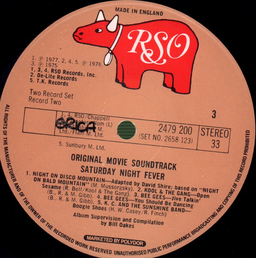 Various Artists - Saturday Night Fever (Original Movie Soundtrack) - Double Lp