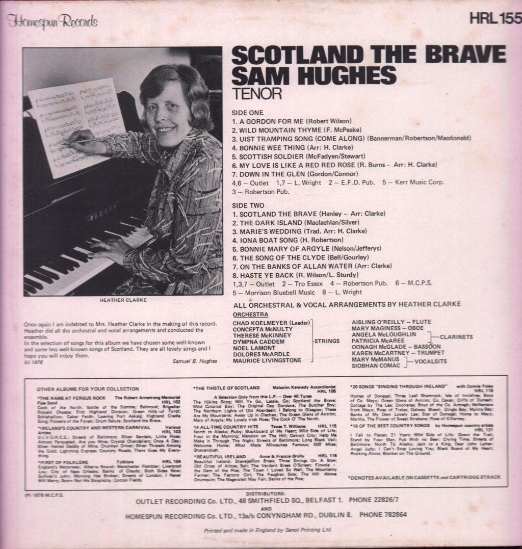 Sam Hughes - Scotland The Brave - Lp
